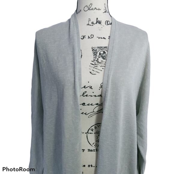 DONNI Open Front Striped Cardigan One Size - Picture 2 of 7